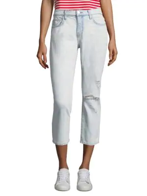 current elliott cropped straight jeans