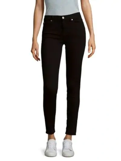 Shop 7 For All Mankind Women's Skinny Jeans In Black