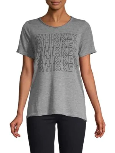 Shop Chaser Whiskey Graphic Tee In Streaky Grey