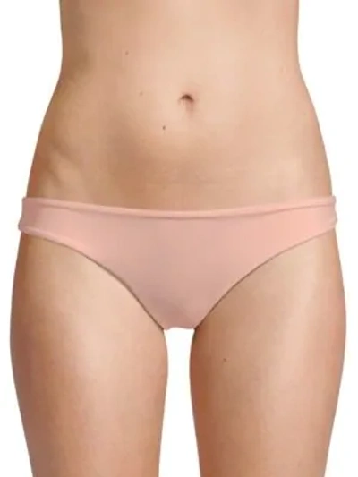 Shop Tori Praver Swim Mimi Bikini Bottom In Rose Quartz