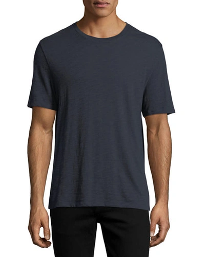 Shop Vince Short-sleeve Slub T-shirt In Coastal