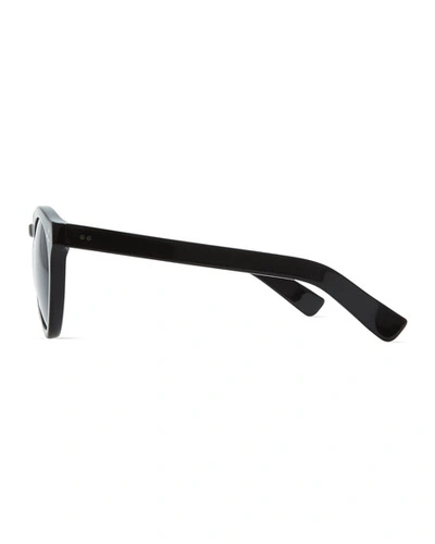 Shop Illesteva Leonard Ii Round Sunglasses, Black