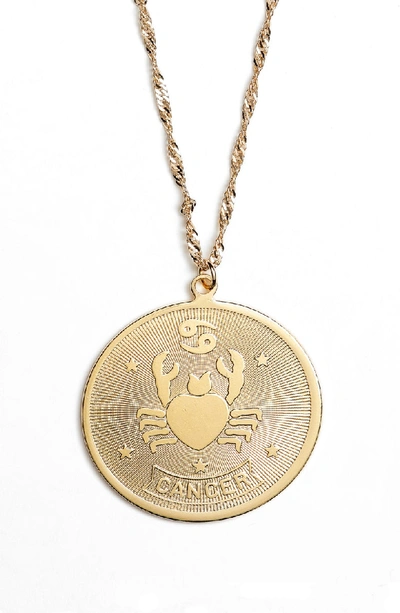 Shop Cam Planets And Predictions Zodiac Necklace In Can