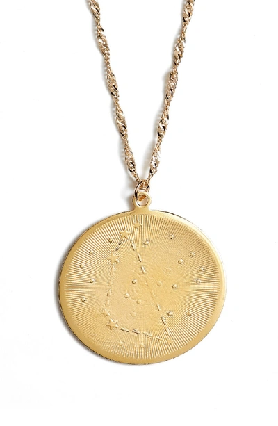 Shop Cam Planets And Predictions Zodiac Necklace In Leo