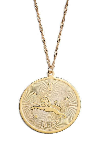 Shop Cam Planets And Predictions Zodiac Necklace In Leo