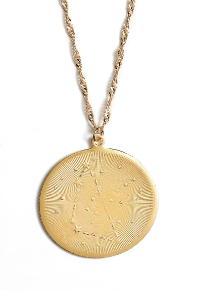 Shop Cam Planets And Predictions Zodiac Necklace In Lib