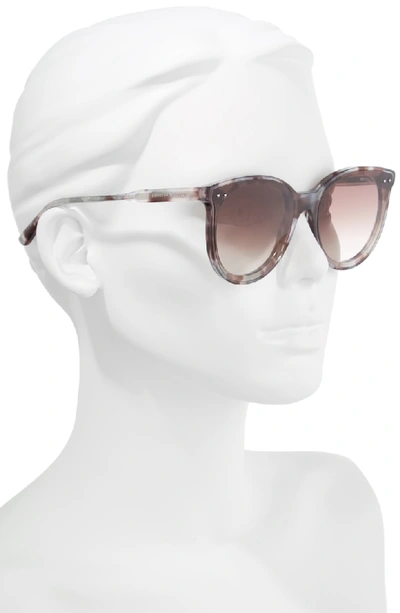 Shop Bottega Veneta 61mm Cat Eye Sunglasses - Violet Havana