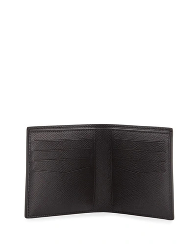 Shop Dunhill Men's Cadogan Leather 8-card Bi-fold Wallet In Black
