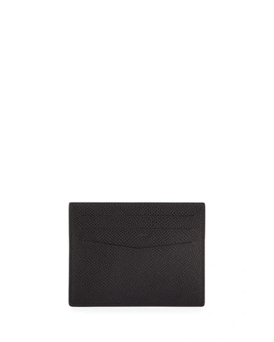 Shop Dunhill Men's Cadogan Leather Card Case In Black
