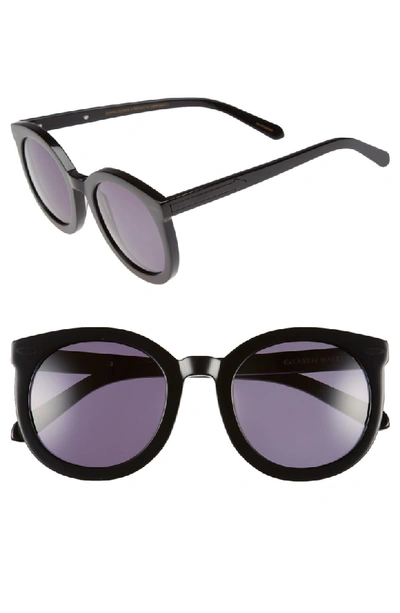 Shop Karen Walker Super Duper Strength 55mm Sunglasses - Black