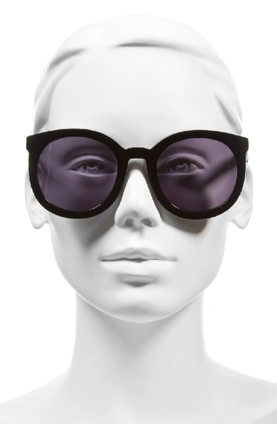 Shop Karen Walker Super Duper Strength 55mm Sunglasses - Black