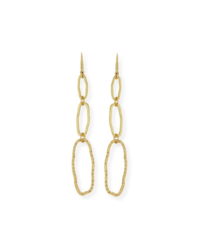 Shop Armenta Sueno 18k Diamond Triple Drop Earrings In Yellow/black