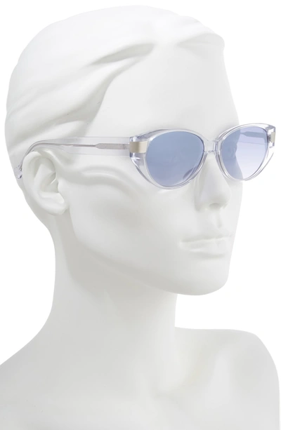 Shop Colors In Optics Southbeach 54mm Gradient Cat Eye Sunglasses In Crystal