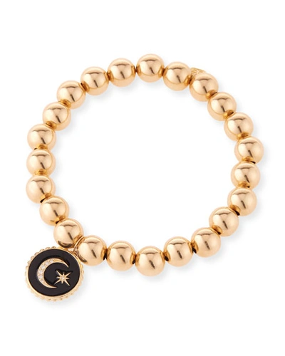 Shop Sydney Evan 14k Gold Bead & Celestial Diamond Bracelet