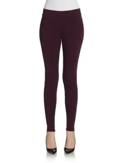 Shop Willow & Clay Solid Leggings In Port
