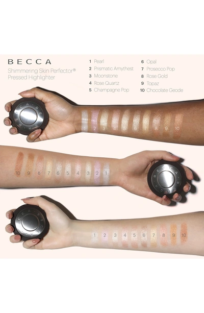 Shop Becca Cosmetics Becca Shimmering Skin Perfector Pressed Highlighter In Rose Quartz / Mini