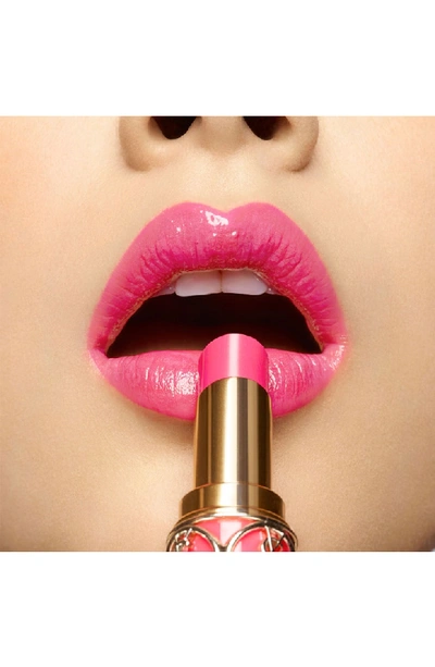 Shop Saint Laurent Rouge Volupté Shine Oil-in-stick Lipstick In 49 Rose St Germain