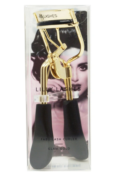 Shop Lilly Lashes Fabu-lash Eyelash Curler In Glam Gold