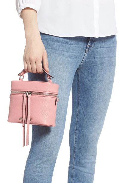 Shop Miu Miu Leather Cosmetics Case In Rosa