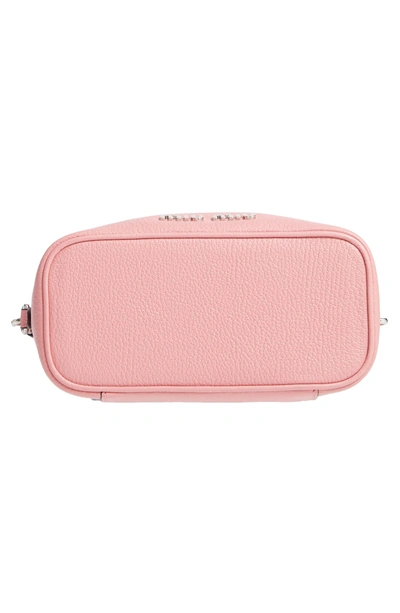 Shop Miu Miu Leather Cosmetics Case In Rosa