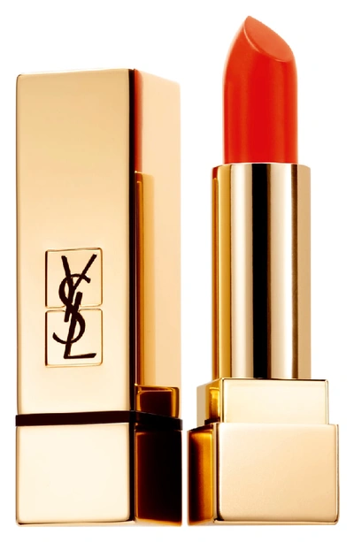 Shop Saint Laurent Rouge Pur Couture The Mats Lipstick - 220 Blood Orange Pact
