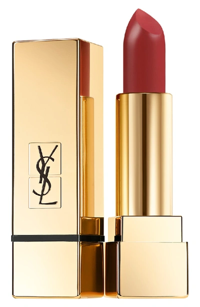 Shop Saint Laurent Rouge Pur Couture Matte Lipstick In 204 Rouge Scandal