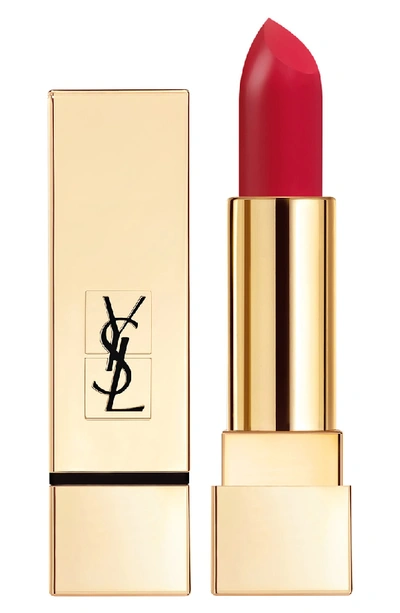 Shop Saint Laurent Rouge Pur Couture Matte Lipstick In 203 Rouge Rock