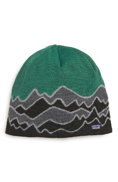 Shop Patagonia Knit Cap - Grey In Scenic Route Forge Grey