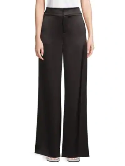 Shop Alice And Olivia Meritt Wide Leg Trousers In Black