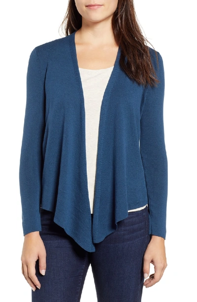 Shop Nic + Zoe 4-way Lightweight Cardigan In Neptune Mix