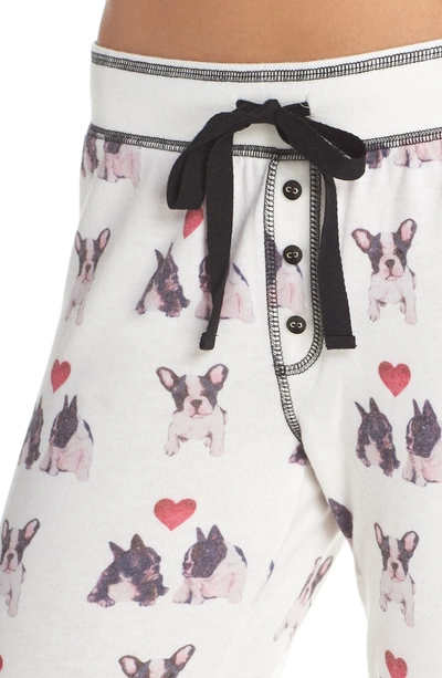 Shop Pj Salvage I Woof You Pajama Pants In Ivory