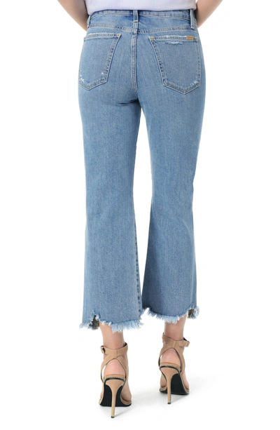 Shop Joe's Wyatt Destructed Hem Crop Flare Jeans In Tarah