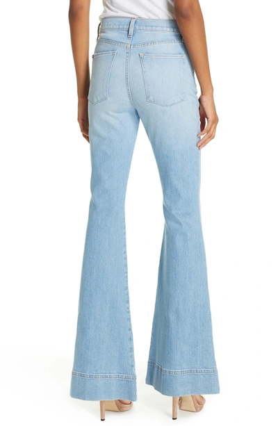 Shop Alice And Olivia Beautiful High Waist Bell Bottom Jeans In Tease Me