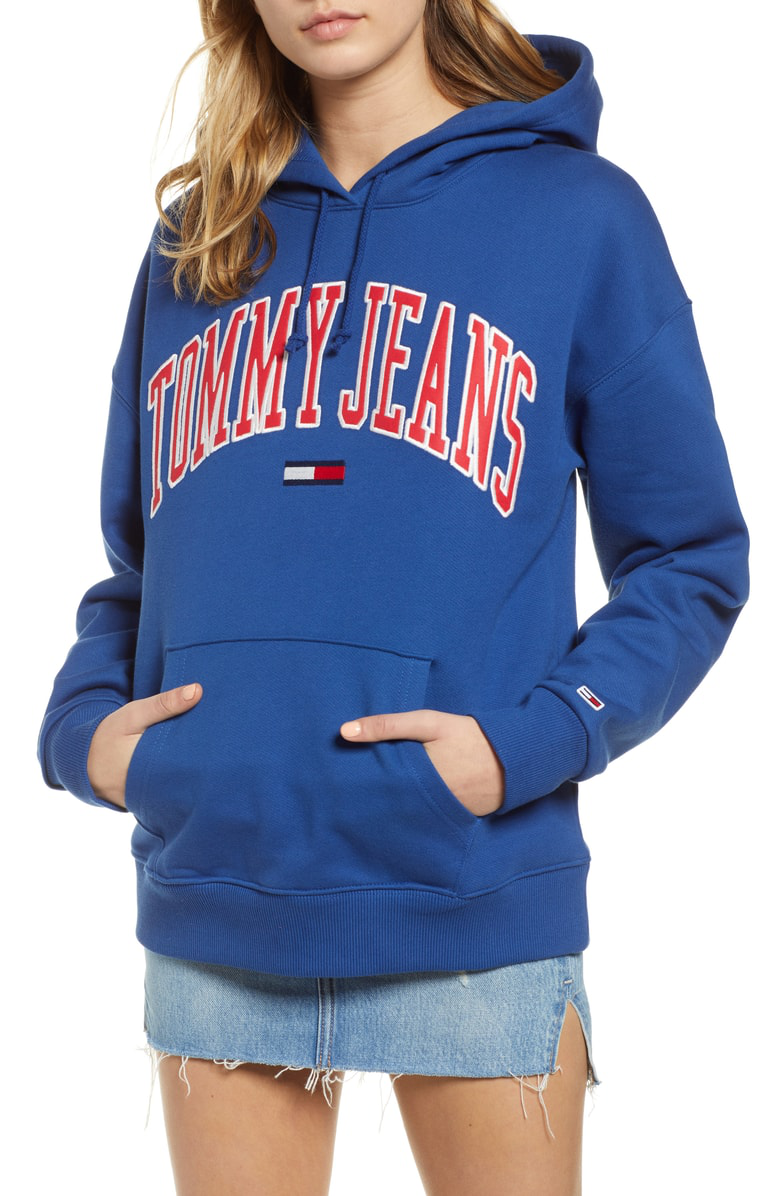 tommy jeans classics logo hoodie