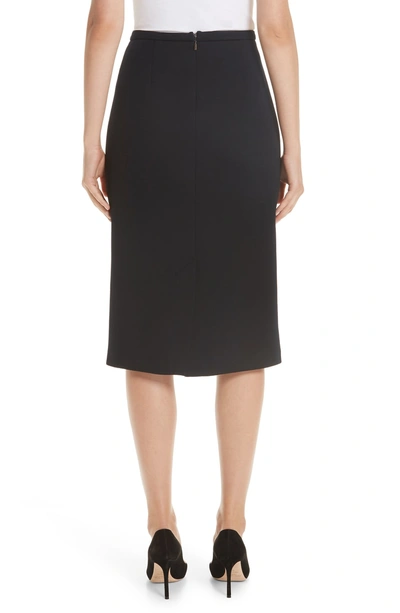 Shop Max Mara Egeria Knit Pencil Skirt In Ultramarine