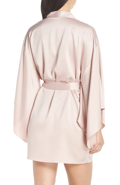 Shop Flora Nikrooz April Charm Robe In Shell Pink