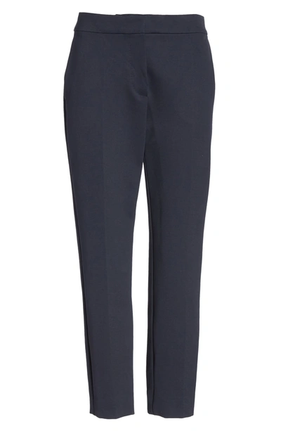 Shop Max Mara Pegno Slim Stretch Jersey Pants In Ultramarine