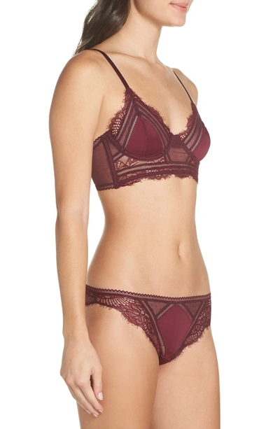 Shop Thistle & Spire Amore Bikini In Cherry