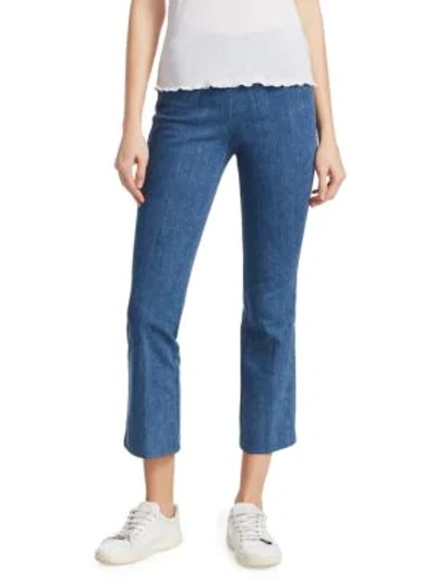 Shop Rag & Bone Hina Cropped Jeans In Blue