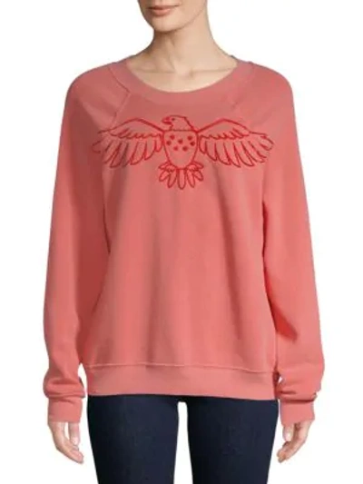 Shop Wildfox Fly High Sommers Sweater In Red
