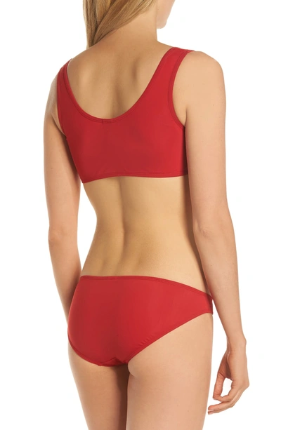 Shop Beth Richards Naomi Bikini Bottoms In Red