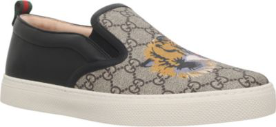 gucci tiger slip on shoes