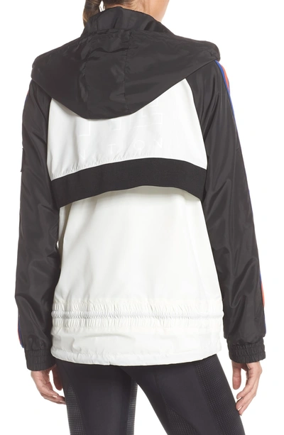 Shop P.e Nation Block Out Jacket In White/ Black