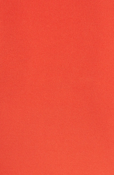 Shop A.l.c Caplan Slit Midi Dress In Tangerine