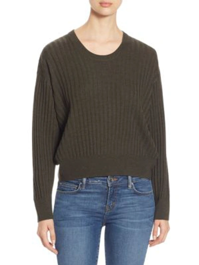 Shop Iro Tamivia Wool Sweater In Olive