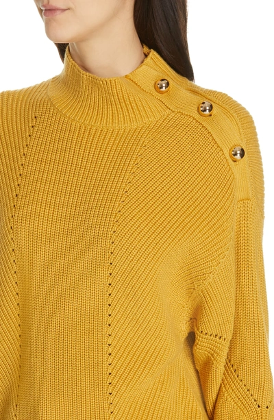 Shop Joie Lusela Sweater In Soft Gold