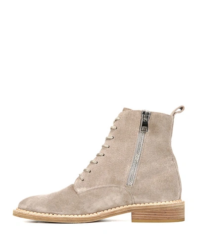 Shop Vince Cabria Sport Suede Lace-up Boot In Gray