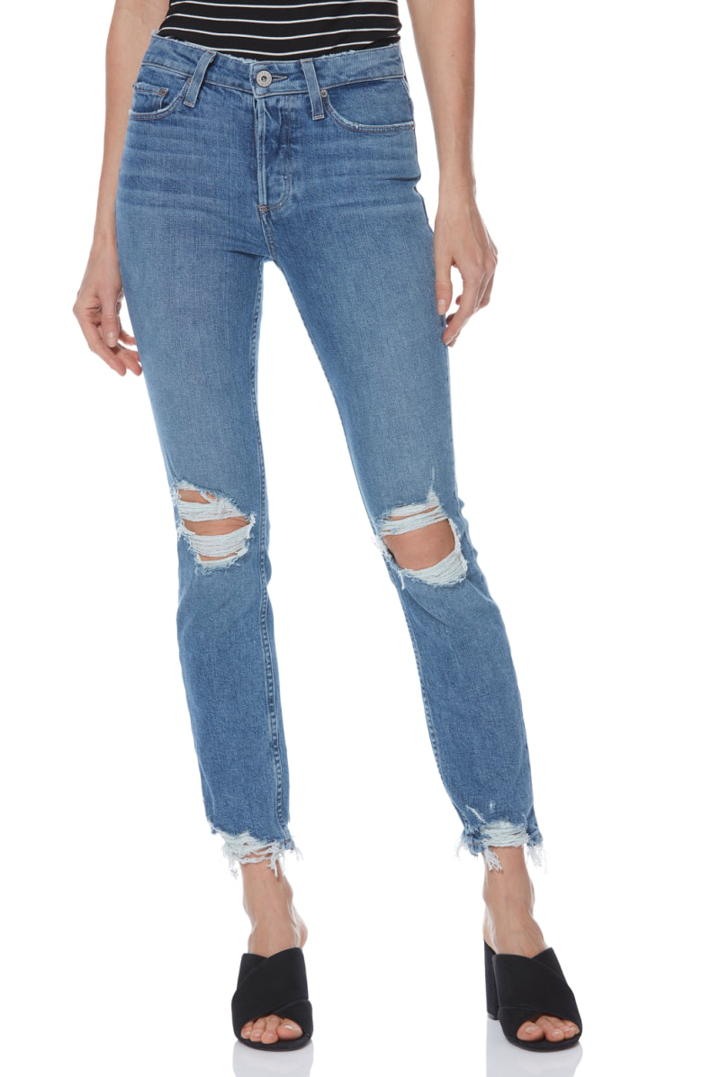 paige vintage hoxton ankle jeans