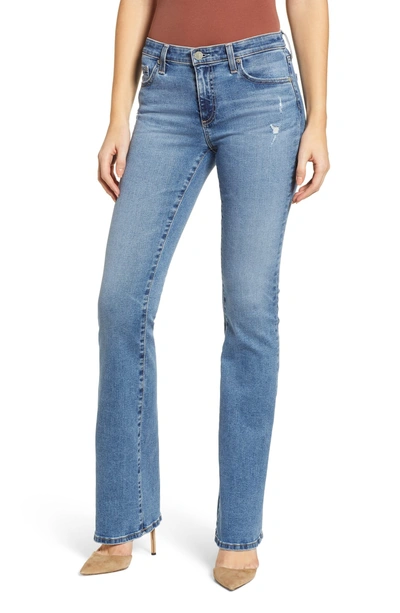 Shop Ag Angel Flare Jeans In 17y Ceaseless Destructed