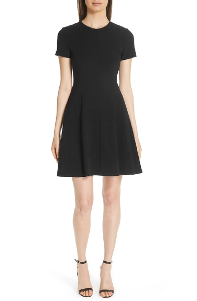 Shop Theory Modern Seamed Dress In Black